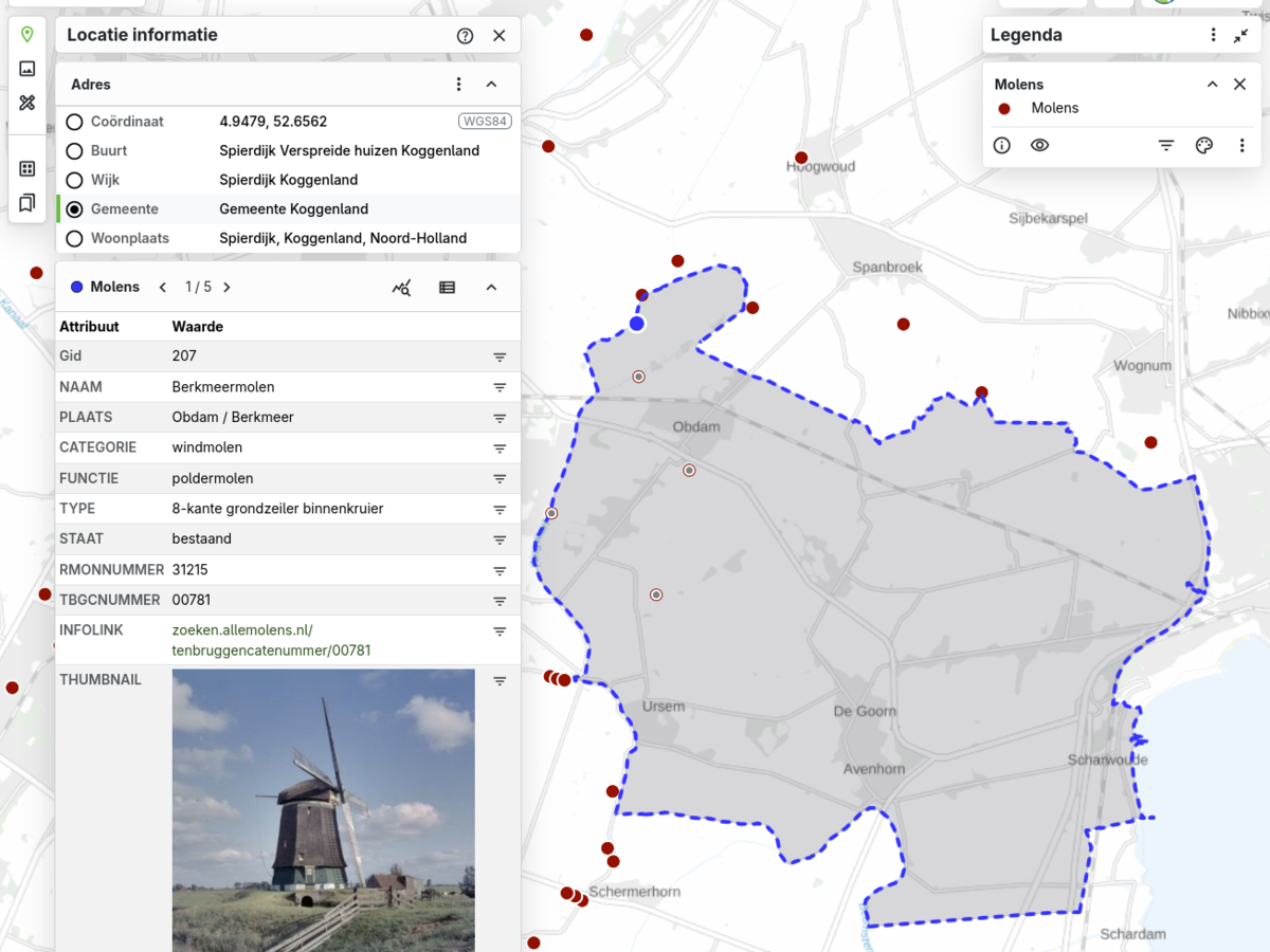 Selectie op gemeente